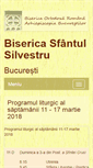 Mobile Screenshot of biserica-sfantul-silvestru.ro